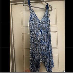 Love stitch blue midi sundress